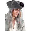 Image de Boland 85726   Perruque pour Adulte avec Chapeau, Coiffure, Cheveux synthétiques, Perles, Pirate de mer, Costume, Carnaval, fête à thème, Halloween