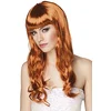 Image de Boland - Perruque Chique, cheveux synthétiques longs et lisses avec frange, coiffure, EM, WM, Accessoire, Costume, Accessoire, Fête foraine, Carnaval