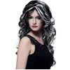 Image de Boland - 86048 Perruque longue Strega de Palude pour Adultes, Gris/Noir, Taille Unique