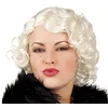 Image de Boland 86108 - Perruque Helen pour adulte - Blond années 20 - Cheveux synthétiques bouclés - Coiffure - Costume de carnaval - Fête à thème