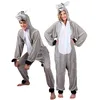 Image de Boland - Costume de survêtement en peluche pour adultes, gris, max 1,80 m, 88010