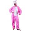 Image de Boland Combinaison de déguisement en peluche Animal max 1,80 m rose