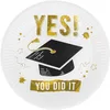 Image de Boland Paquet de 8 Assiettes Diplome en Carton 23cm