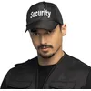 Image de Boland 97058 - Casquette de sécurité pour adulte - Casquette de baseball avec imprimé - Chapeau pour costume de carnaval - Pour homme et femme - Policier - Sécurité - Noir