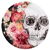 Image de Boland 97086   Lot de 10 assiettes de fête Day of the Dead, taille 23 cm, vaisselle de fête respectueuse de l'environnement, 100% papier, fête d'anniversaire, fête à thème