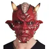 Image de Boland - Masque Diavolo Deluxe en latex pour adultes, rouge, taille unique, 97505