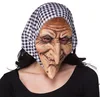 Image de Boland 97508 - Masque facial en latex sorcière avec capuche, pour adultes, masque pour déguisement de carnaval, accessoire pour costume, carnaval ou Halloween, accessoire pour costume de conte de fées