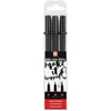 Image de Pinceau Stylet Sakura Pigma Set de 3 Noir