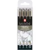Image de SAKURA Pigma Micron Fineliner Set - 4-Piece Light Cool Gray - Inclut 01/05/10 & Brush Pen - Quick-Dry Waterproof Ink - Ideal for Illustrations & Bullet Journals