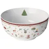 Image de Bol en Porcelaine Fine - Ornements de Noël