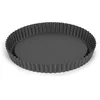 Image de Patisse 2940 Moule à Tourtière Antiadhésif Acier Revêtu Gris Anthracite 24 cm