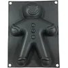 Image de Patisse 19210 Moule à Pain d'Epice Forme de Bonhomme Platine Noir 23 cm