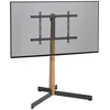 Image de Vogel's TVS 3695 Pied TV Design pour 40-77 Pouces   Chêne et Noir Acier