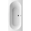 Image de V&B Baignoire rectangulaire Oberon 190x90 cm, vidage central, blanc