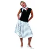 Image de Jupe ROCK'N ROLL Adulte (blanc)