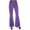 Image de Funny Fashion Pantalon à Patte dÉléphant - Hippie / Disco - Violet - Femme Taille : XS/S - 36/38