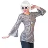 Image de Funny Fashion Déguisement Robe Disco - Femme Taille : XXL - 44/46