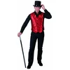 Image de Funny Fashion Gilet Rouge Pailleté Taille : M