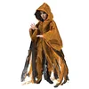 Image de Funny Fashion Tissu Enfant Zombie Cape Rouge ou Gris brossé Orange (en Option)
