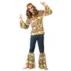 Image de Funny Fashion Déguisement de Hippie - Rainbow Dude - Homme Taille : M