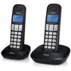 Image de Profoon PDX-1120 Téléphone DECT Duo - jusqu'à 50 Contacts - Fonction Mains Libres - Sonnerie réglable - Noir