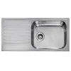 Image de Reginox ministre 10 avec évier de cuisine rectangulaire   Évier de cuisine (avec évier de cuisine, rectangulaire, Acier inoxydable, 1 bols, rectangulaire, 520 x 420 mm)