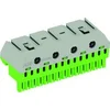 Image de abb-entrelec mistral65   Bloc neutre zk144g 14 x 1,5   4 + 4 x 25 63 A 5 étapes