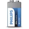 Image de PHILIPS 6LR61E1B/10 - Ultra Alkaline Batterie - 9 V - Bleu