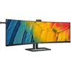 Image de PHILIPS 45B1U5900CH - Écran incurvé DQHD 45 Pouces, Webcam 5 MP, synchronisation adaptative, réglable en Hauteur (5120x1440, 75 Hz, HDMI, DisplayPort, USB-C (100W), USB Hub) Noir