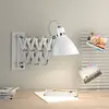 Image de Steinhauer Applique murale Kordian, blanche, orientable, en métal, E27