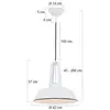 Image de Steinhauer Suspension Eden, blanc, métal, douille E27