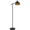 Image de Mexlite Nové Lampadaire Noir 172 cm de hauteur réglable
