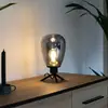 Image de Steinhauer Lampe à poser Reflexion, Ø 15 cm, hauteur 28 cm, noir