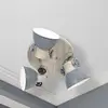 Image de Steinhauer Spot plafond Gearwood, à 3 lampes rond, gris