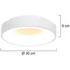 Image de Steinhauer Plafonnier LED Ringlede, 2.700 K, Ø 30 cm, blanc, métal