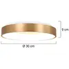 Image de Steinhauer Plafonnier LED Ringlede 2.700 K Ø 30 cm or