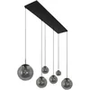 Image de Steinhauer Bollique Suspension - 3499ZW - Verre fumé - Variateur de lumière
