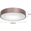 Image de Steinhauer Plafonnier LED Ringlede, 2.700 K Ø 38 cm bronze