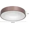 Image de Steinhauer Plafonnier LED Ringlede, 2.700 K Ø 48 cm bronze