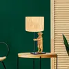 Image de Steinhauer Lampe à poser Animaux 3712ZW, tressée Natur