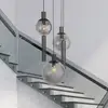 Image de Steinhauer Suspension Bollique, 5 lampes rondes, noir, GU10 + E27