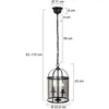 Image de Steinhauer Suspension Pimpernel, Ø 23 cm, noir, verre gris fumé