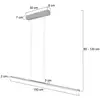 Image de Steinhauer Suspension LED Bande, 150 cm, up/down, acier, CCT, variateur d'intensité