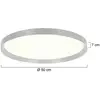 Image de Steinhauer Plafonnier LED Flady, acier, Ø 50 cm, direct/indirect