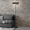 Image de Steinhauer Lampe sur pied LED Mykty, noir, hauteur 170 cm, métal à 2 lampes CCT