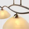 Image de Steinhauer Suspension Anthea, à 3 lampes, bronze, métal, verre, E27