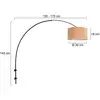 Image de Steinhauer Applique murale Sparkled Light, noir/marron, hauteur 240 cm, liège