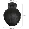 Image de Mexlite Plafonnier Bloeba, noir, Ø 25 cm, lin/métal