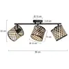 Image de Mexlite Plafonnier Sumba, à 3 lampes, noir, bambou naturel/noir, E14