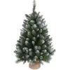 Image de Triumph Tree Sapin de Noël Artificiel en Jute - Christmas Tree H90 x Ø71 cm - enneigé - Frosted Green